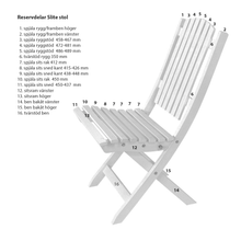 Ladda upp bild till gallerivisning, Reservdelar Slite stol